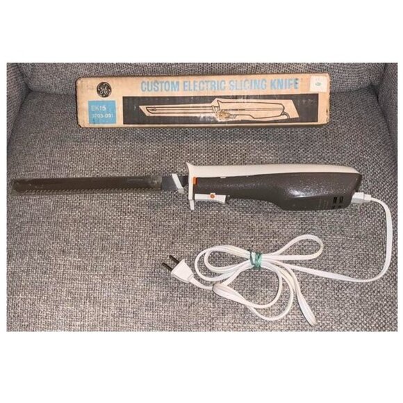 Vintage GE General Electric EK15 ​Kitchen Custom Electric Slicing Knife w/ Box - Picture 1 of 3